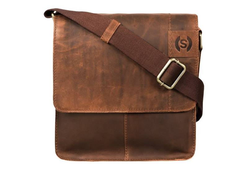 STILORD Schultertasche "Mircos" Tablet Umhängetasche Leder 9.7 Zoll von STILORD