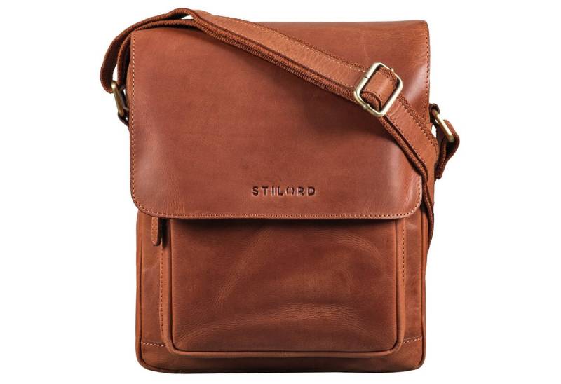 STILORD Schultertasche "Ragnar" Kleine Umhängetasche Herren Leder von STILORD