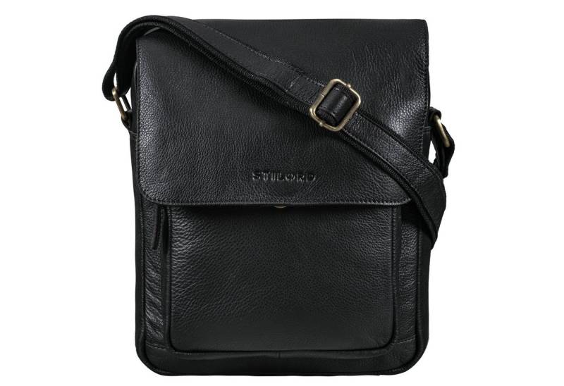 STILORD Schultertasche "Ragnar" Kleine Umhängetasche Herren Leder von STILORD