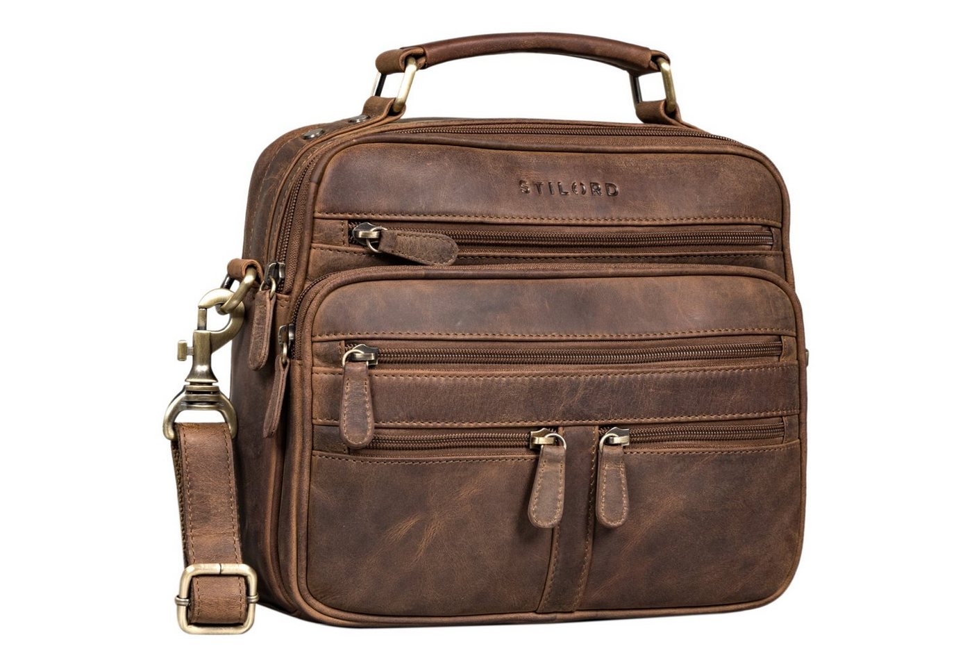 STILORD Schultertasche "Veland" Vintage Messenger Bag für Herren Echtleder STILORD Schultertasche "Veland" Vintage Messenger Bag für Herren Echtleder von STILORD