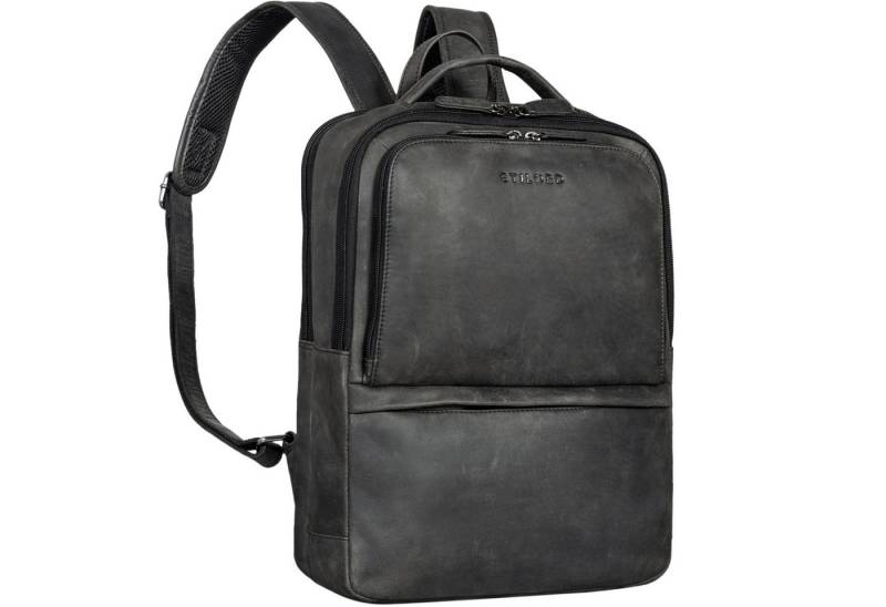 STILORD Notebook-Rucksack "Albert" Leder Business-Rucksack viele Fächer für Damen und Herren von STILORD