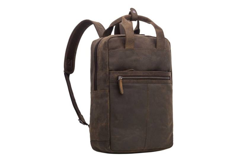 STILORD Notebook-Rucksack "Bryn" Leder Rucksack mit Laptopfach XL Business Rucksack Herren Damen von STILORD