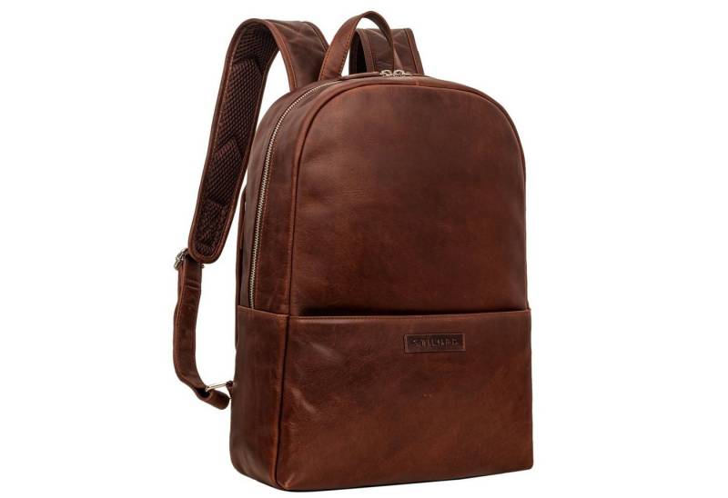 STILORD Notebook-Rucksack "Chicago" Leder Rucksack mit Laptopfach 13,3 Zoll von STILORD