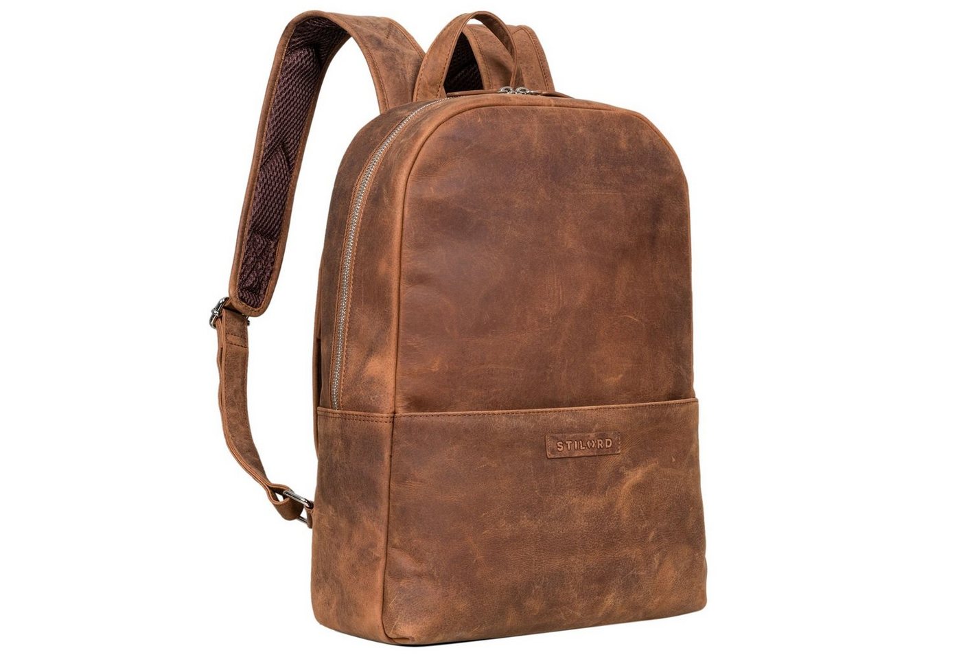 STILORD Notebook-Rucksack "Chicago" Leder Rucksack mit Laptopfach 13,3 Zoll von STILORD