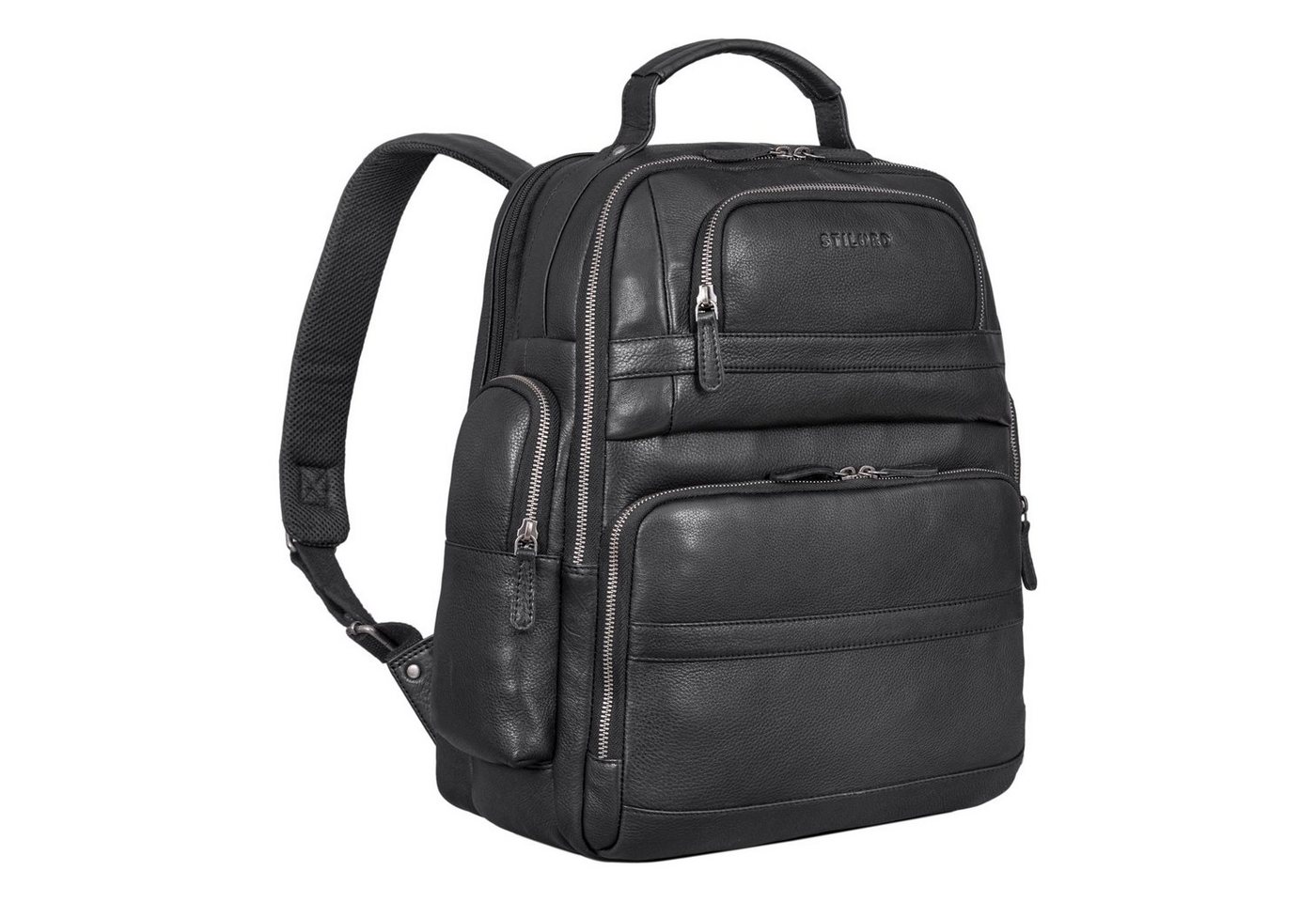 STILORD Notebook-Rucksack "Danny" Leder Arbeitsrucksack für 13 - 14 Zoll Laptops Herren & Damen von STILORD