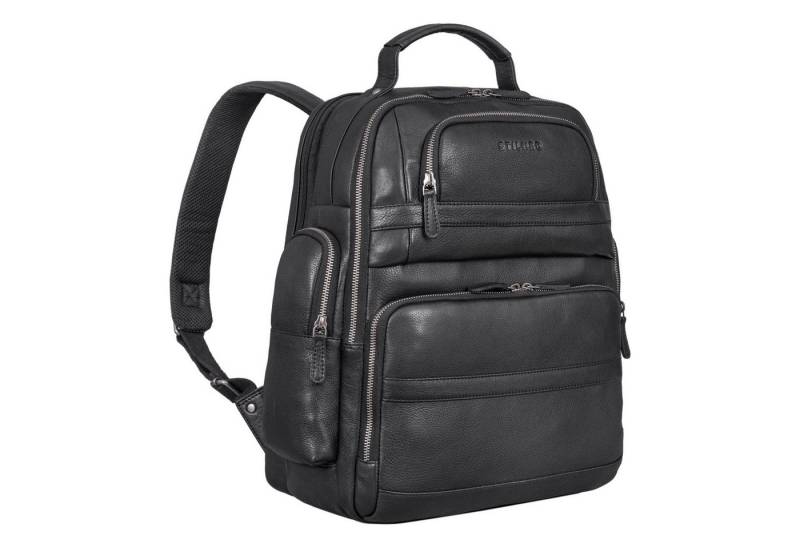STILORD Notebook-Rucksack "Danny" Leder Arbeitsrucksack für 13 - 14 Zoll Laptops Herren & Damen von STILORD