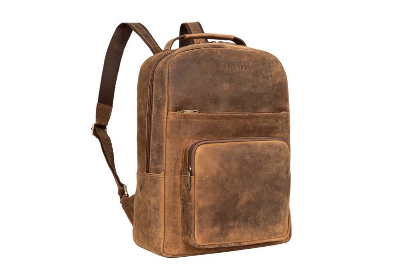 STILORD Notebook-Rucksack "Glover" Business Lederrucksack 15,6 Zoll von STILORD