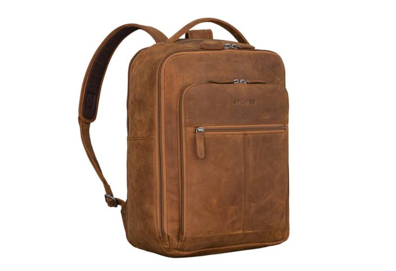 STILORD Notebook-Rucksack "Gordon" Geschmackvoller Rucksack Leder Herren und Damen von STILORD