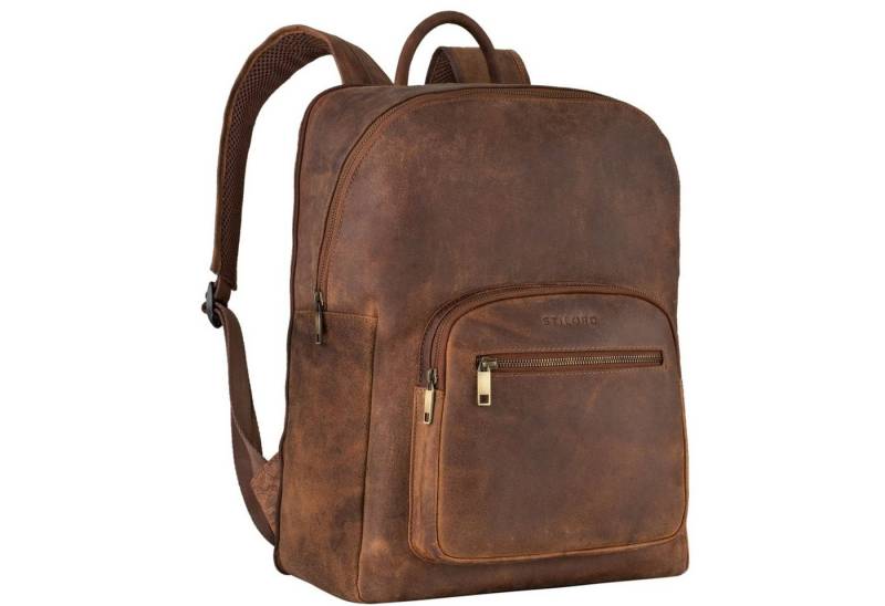STILORD Notebook-Rucksack "Grant" Rucksack mit Laptopfach Leder von STILORD