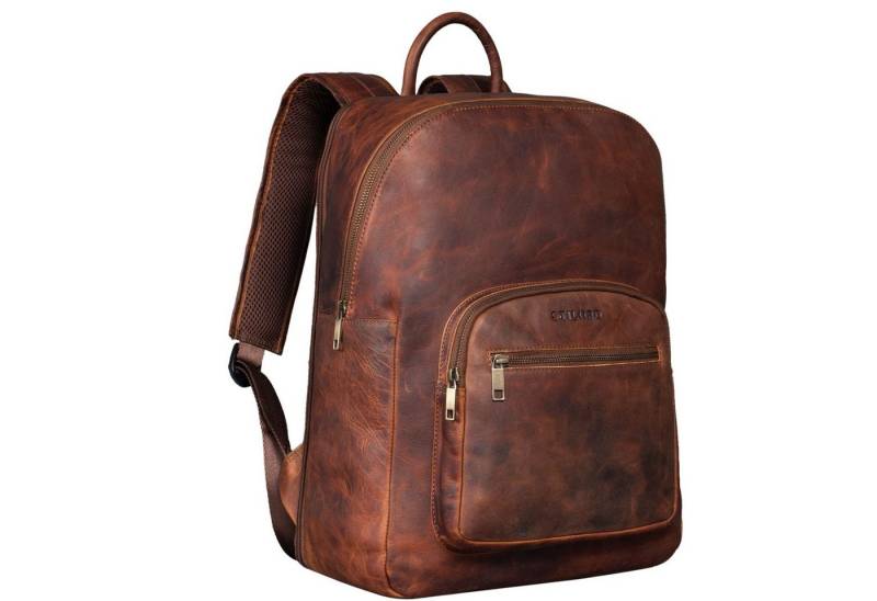 STILORD Notebook-Rucksack "Grant" Rucksack mit Laptopfach Leder von STILORD