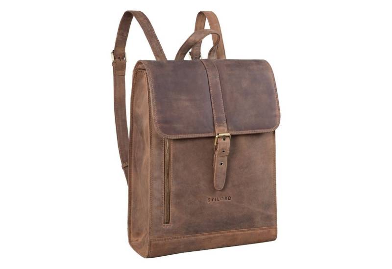 STILORD Notebook-Rucksack "Grover" Business Backpack Leder von STILORD