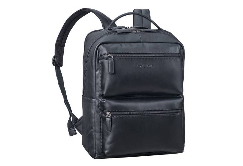 STILORD Notebook-Rucksack "Gustavo" Echt Leder Rucksack Herren und Damen Groß Laptopfach 15 - 16 von STILORD