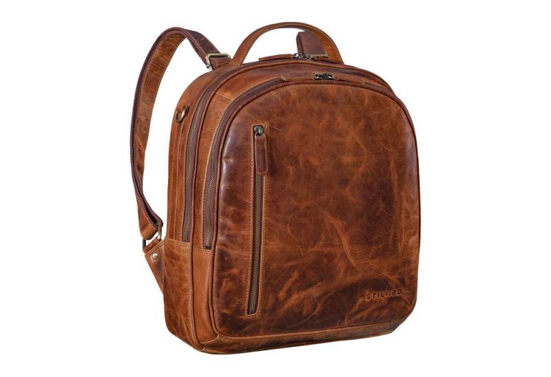 STILORD Notebook-Rucksack "Hayden" Rucksack 13 Zoll Leder von STILORD