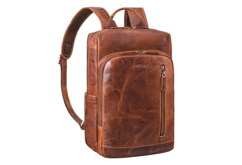 STILORD Notebook-Rucksack "Johnson" Lederrucksack Herren Business von STILORD