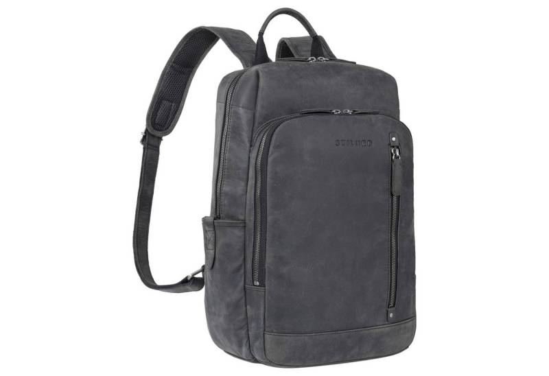 STILORD Notebook-Rucksack "Johnson" Lederrucksack Herren Business von STILORD