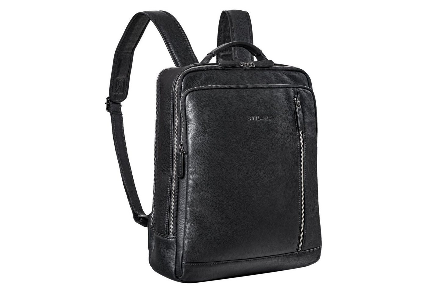 STILORD Notebook-Rucksack Kaleb" Laptoprucksack Leder" von STILORD