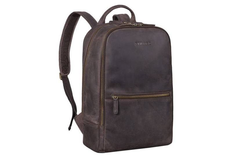 STILORD Notebook-Rucksack "Kellis" Vintage Lederrucksack Groß von STILORD