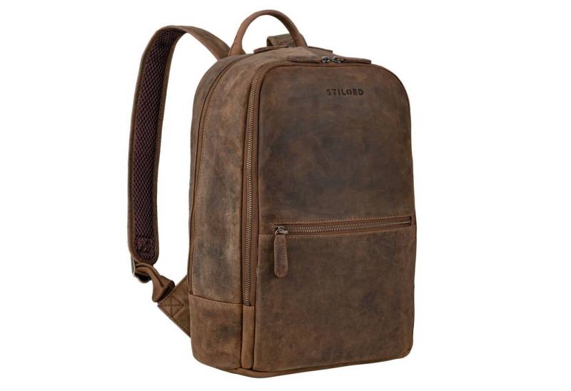 STILORD Notebook-Rucksack "Kellis" Vintage Lederrucksack Groß von STILORD