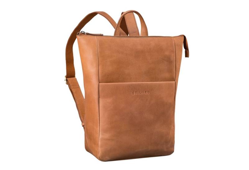STILORD Notebook-Rucksack "Linda" Lederrucksack Damen Groß Laptoprucksack 13 - 13,3 Zoll von STILORD