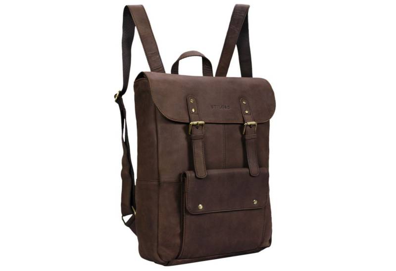STILORD Notebook-Rucksack "Manila" Vintage Leder Rucksack Damen Herren von STILORD