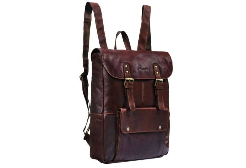 STILORD Notebook-Rucksack "Manila" Vintage Leder Rucksack Damen Herren von STILORD