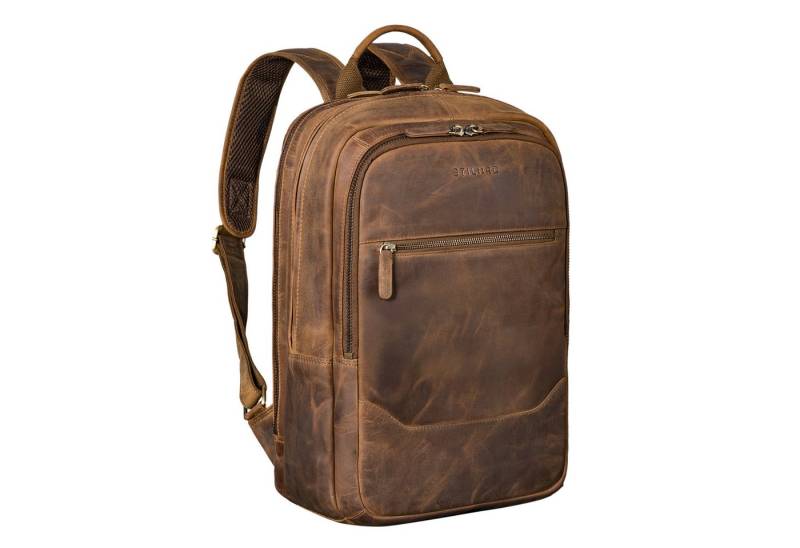 STILORD Notebook-Rucksack "Maxor" XL Business Rucksack Herren Leder von STILORD