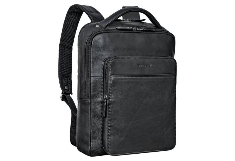 STILORD Notebook-Rucksack "Nicky" Laptoprucksack 13 Zoll aus echtem Leder Mittel-Groß Unisex von STILORD