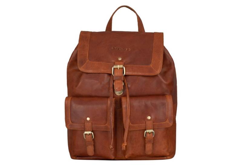 STILORD Notebook-Rucksack "Nora" Großer Lederrucksack Vintage für Damen und Herren von STILORD