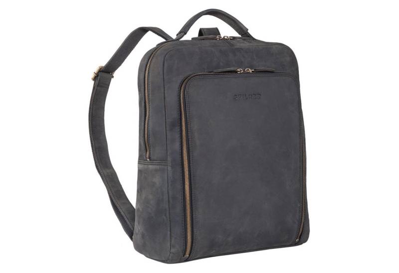 STILORD Notebook-Rucksack "Orlando" Business Rucksack Herren Leder von STILORD