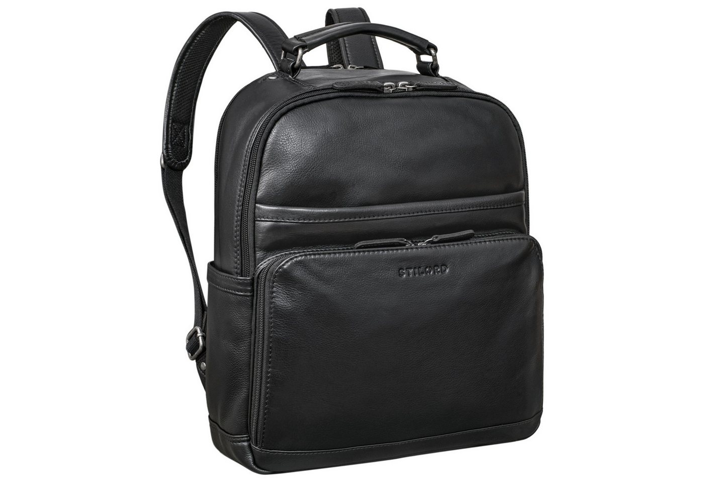 STILORD Notebook-Rucksack "Pasadena" Laptop Rucksack Leder 14 Zoll von STILORD