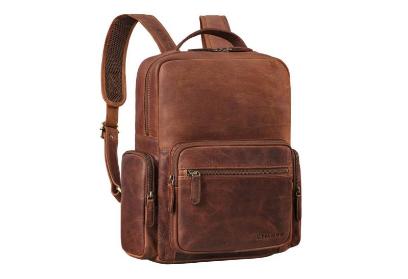 STILORD Notebook-Rucksack "Polino" Business Rucksack Herren Leder 15,6 Zoll von STILORD
