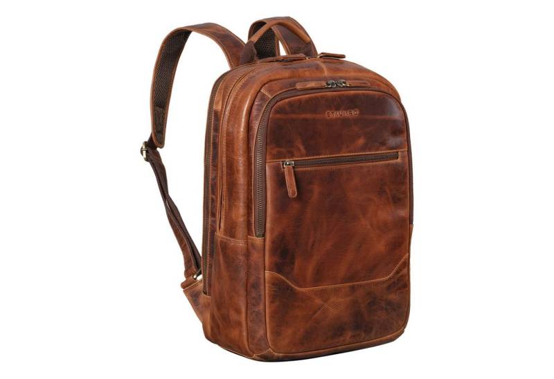 STILORD Notebook-Rucksack "Reece" Business Lederrucksack Vintage von STILORD