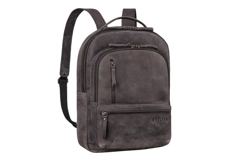 STILORD Notebook-Rucksack "Remy" Business Rucksack Leder Arbeitsrucksack von STILORD