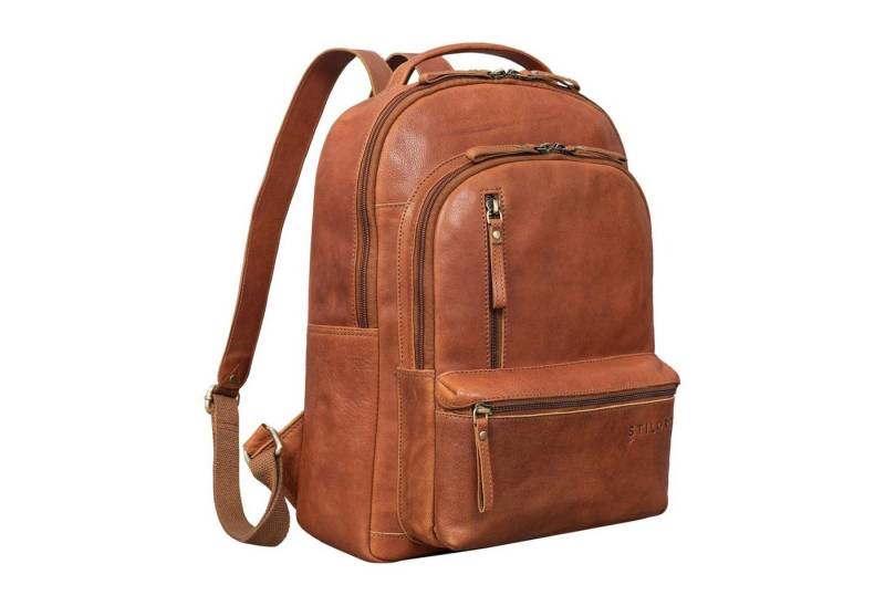 STILORD Notebook-Rucksack "Remy" Business Rucksack Leder Arbeitsrucksack von STILORD