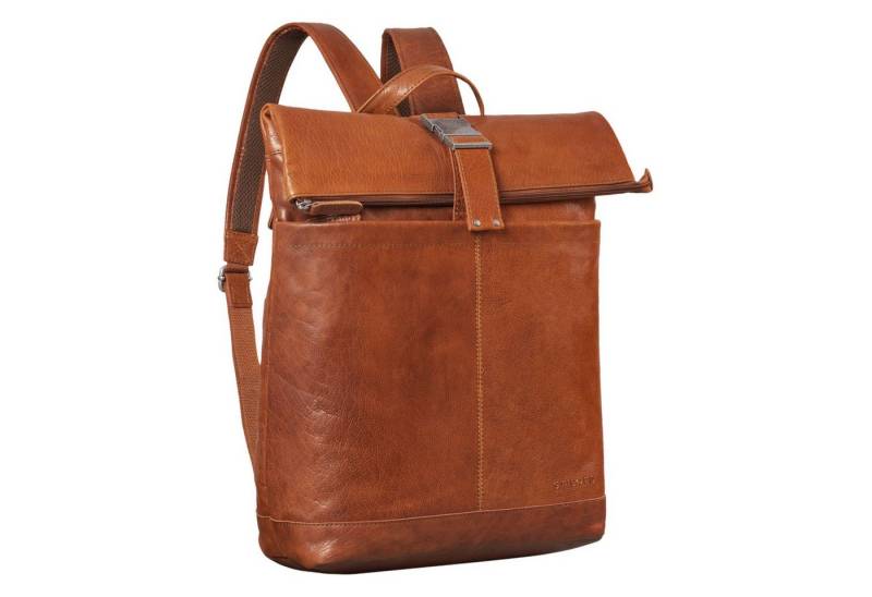 STILORD Notebook-Rucksack STILORD "Hudson" Rolltop Rucksack Leder von STILORD