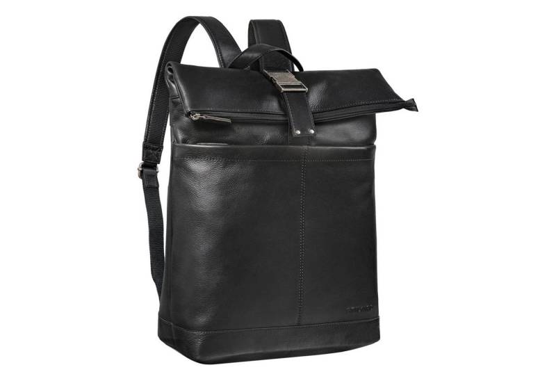 STILORD Notebook-Rucksack STILORD "Hudson" Rolltop Rucksack Leder von STILORD