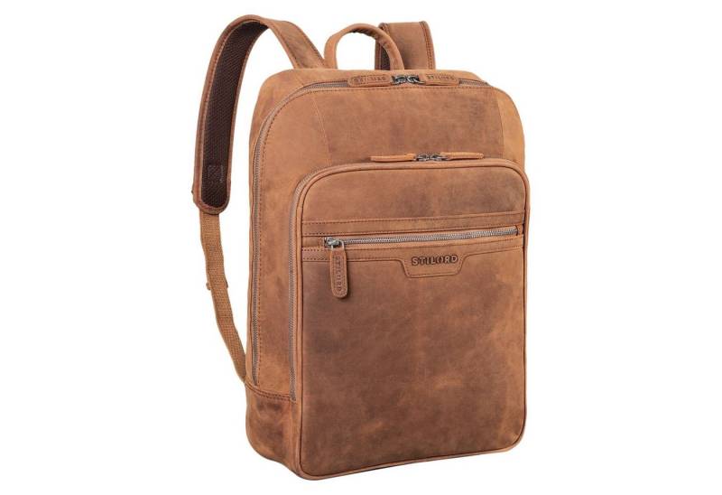 STILORD Notebook-Rucksack STILORD "Malik" Business Rucksack Leder Groß von STILORD