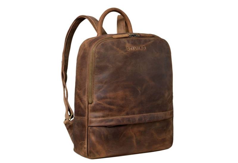 STILORD Notebook-Rucksack STILORD "Peyton" Rucksack Leder Arbeit von STILORD