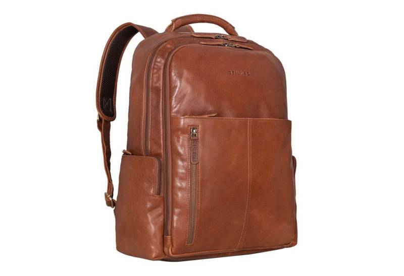 STILORD Notebook-Rucksack "Sherlock" Laptoprucksack Damen und Herren 17 Zoll Leder von STILORD