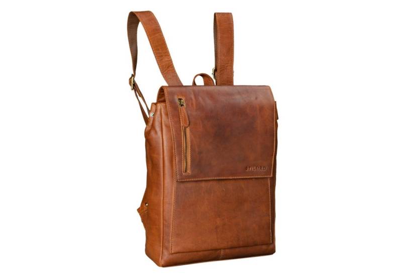 STILORD Notebook-Rucksack "Simon" Daypack Rucksack Leder Vintage von STILORD