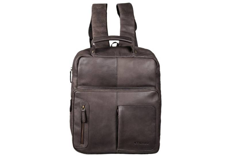 STILORD Notebook-Rucksack "Toni" Vintage Leder Rucksack groß von STILORD