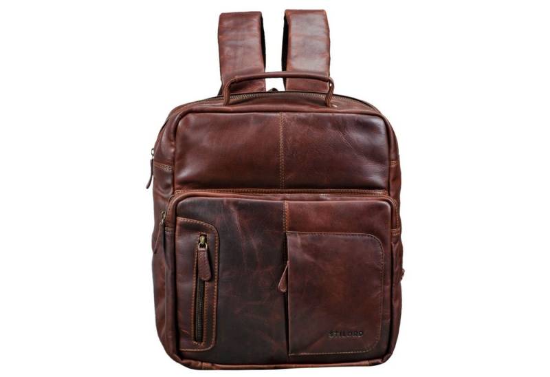 STILORD Notebook-Rucksack "Toni" Vintage Leder Rucksack groß von STILORD