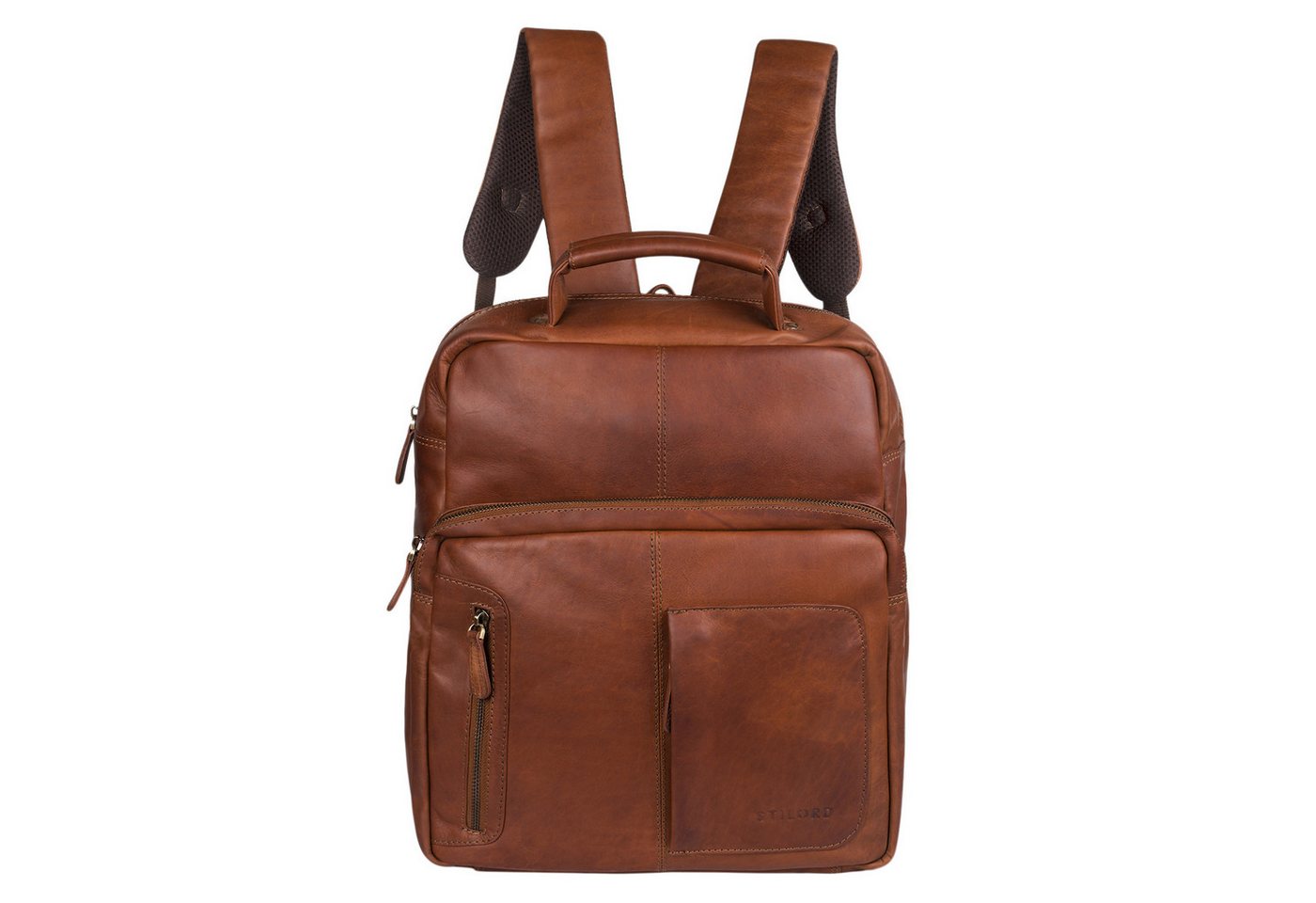STILORD Notebook-Rucksack "Toni" Vintage Leder Rucksack groß von STILORD