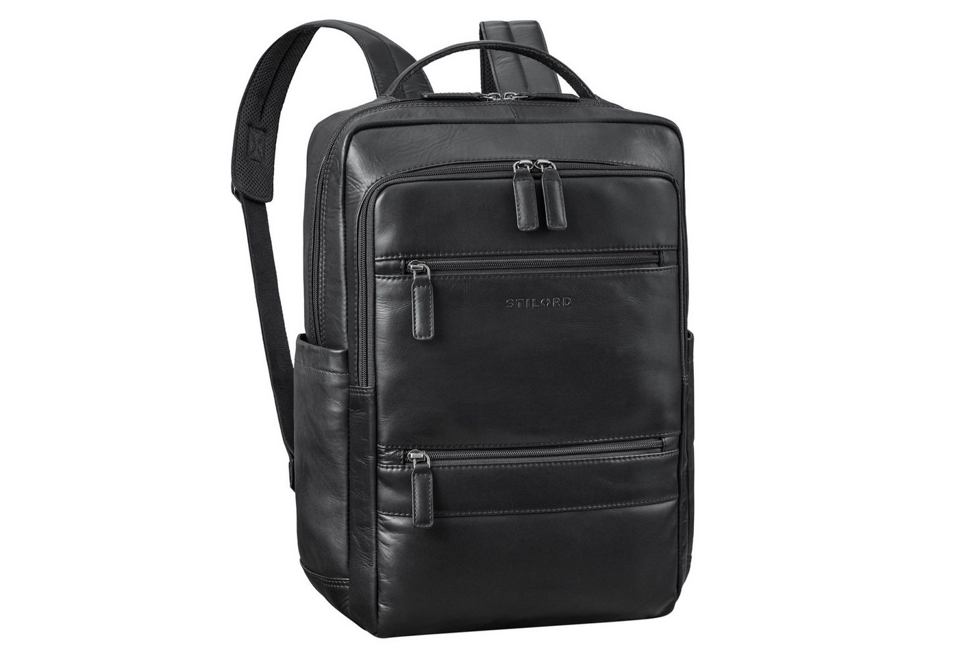 STILORD Notebook-Rucksack "Torben" 15 - 16 Zoll Laptop-Rucksack Leder Groß für Herren & Damen von STILORD