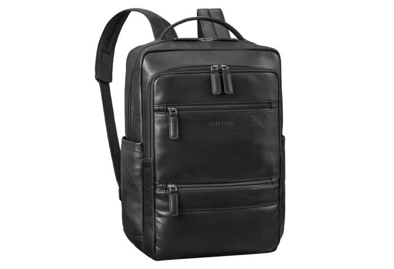 STILORD Notebook-Rucksack "Torben" 15 - 16 Zoll Laptop-Rucksack Leder Groß für Herren & Damen von STILORD