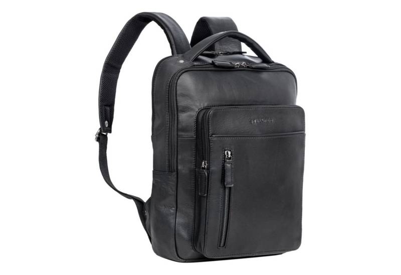 STILORD Notebook-Rucksack "Tory" Leder Laptoprucksack 13 - 14 Zoll Herren Damen von STILORD
