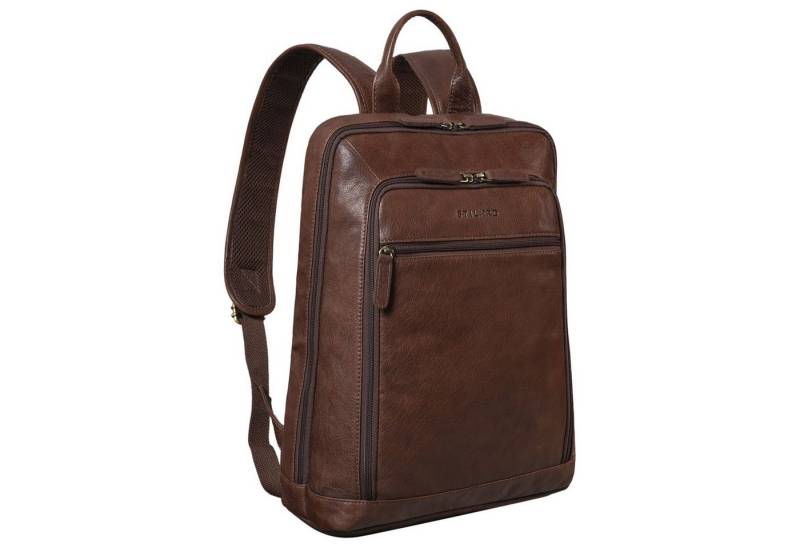 STILORD Notebook-Rucksack "Watson" Laptop Rucksack 15.6 Zoll Leder von STILORD