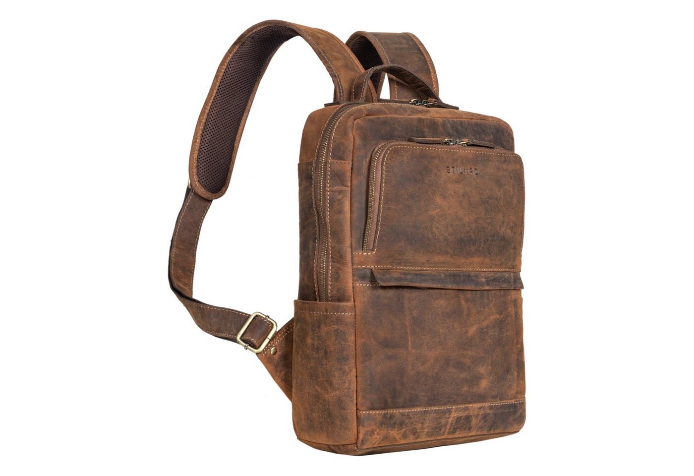 STILORD Notebookrucksack "Albie" Laptop Rucksack Leder 13,3 Zoll von STILORD