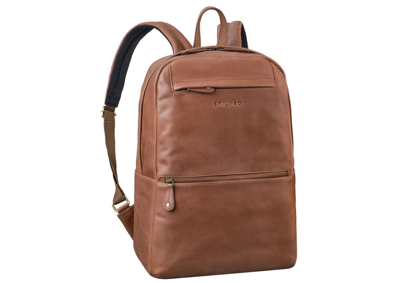 STILORD Notebookrucksack "Benedict" Echt Lederrucksack Damen und Herren Laptopfach 15 - 16 Zoll STILORD Notebookrucksack "Benedict" Echt Lederrucksack Damen und Herren Laptopfach 15 - 16 Zoll von STILORD