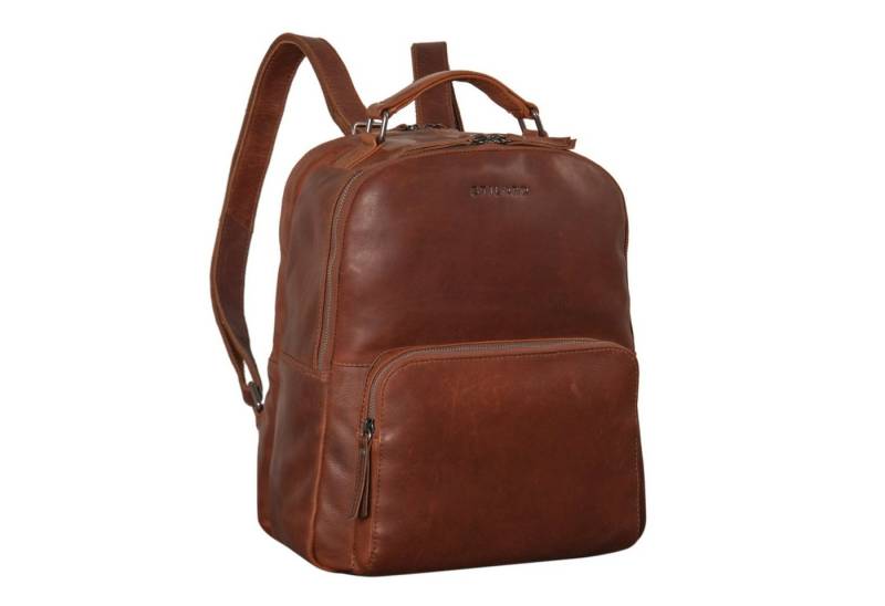 STILORD Notebookrucksack “Cassidy” Laptop Rucksack Leder von STILORD